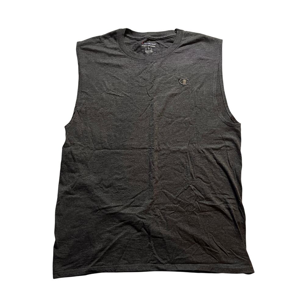 Champion Men's Sleeveless Athletic Tank Top Gray Size Large